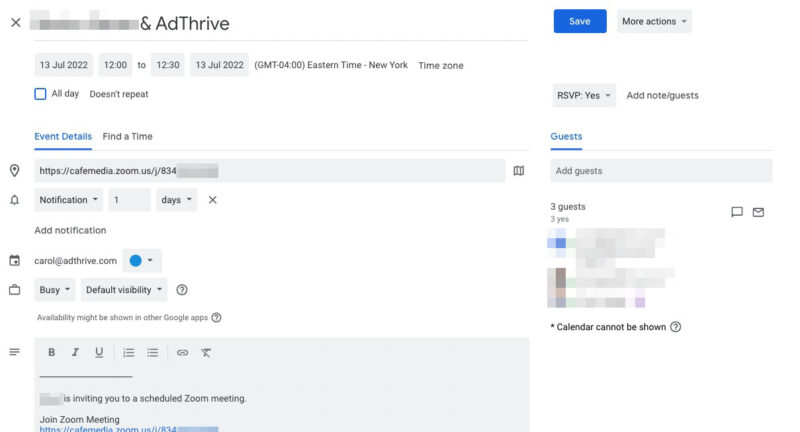 AdThrive Meeting Booked